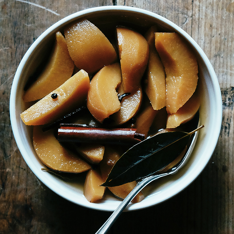 su-Spiced Pickled Quinces Image