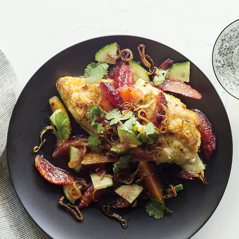 su-Spicy Blood Orange and Lemongrass Chicken Image