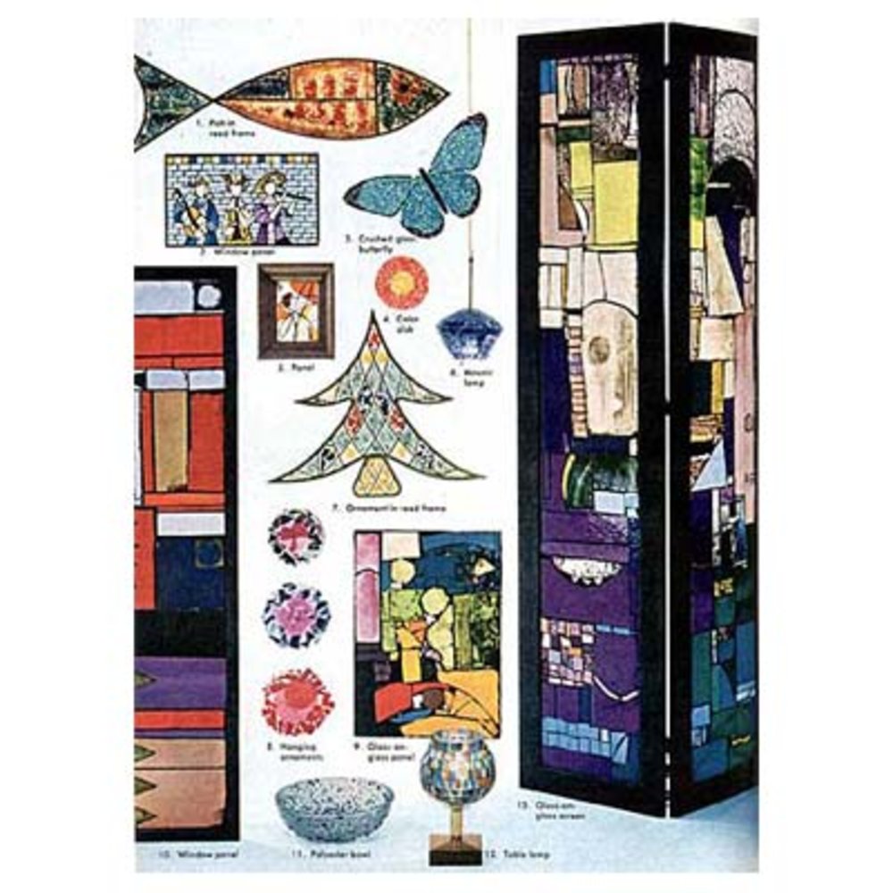 From the Sunset Magazine archive 1963 Stained Glass Project