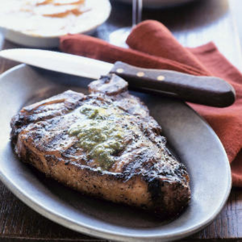 Grilled Hanger Steak with ParsleyGarlic Sauce Sunset Magazine