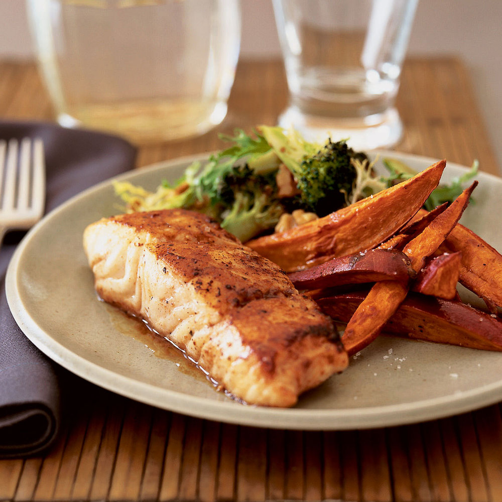 BalsamicGlazed Halibut Sunset Magazine