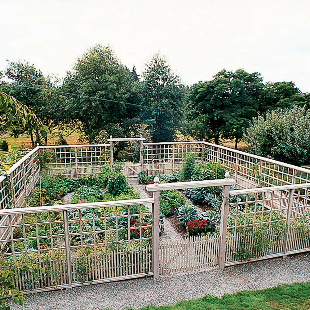 backyard vegetable garden fence - youremybeautifulmistake