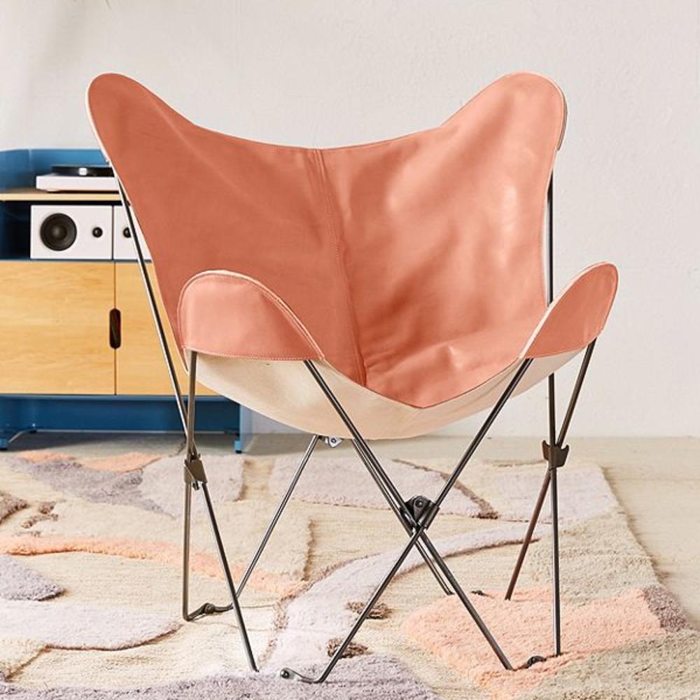 urban outfitters leather butterfly chair