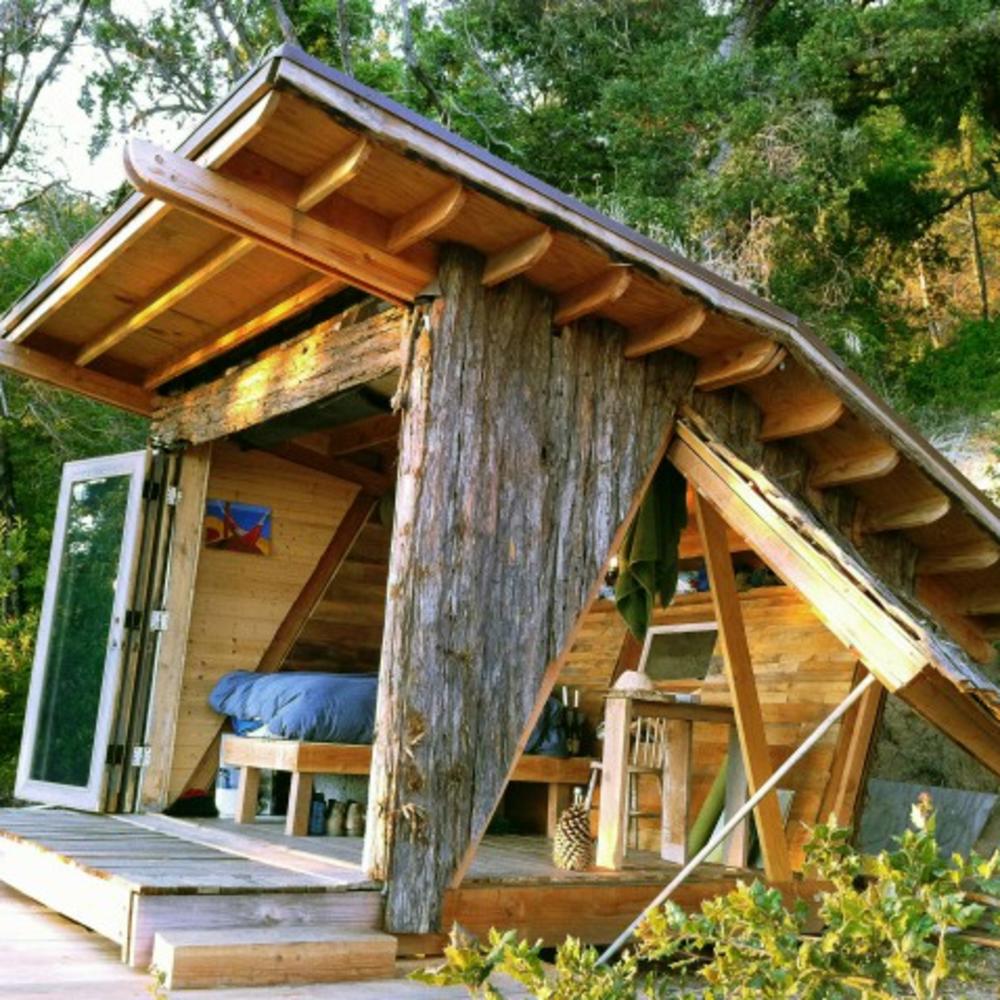 Santa Barbara hillside shed Sunset Magazine