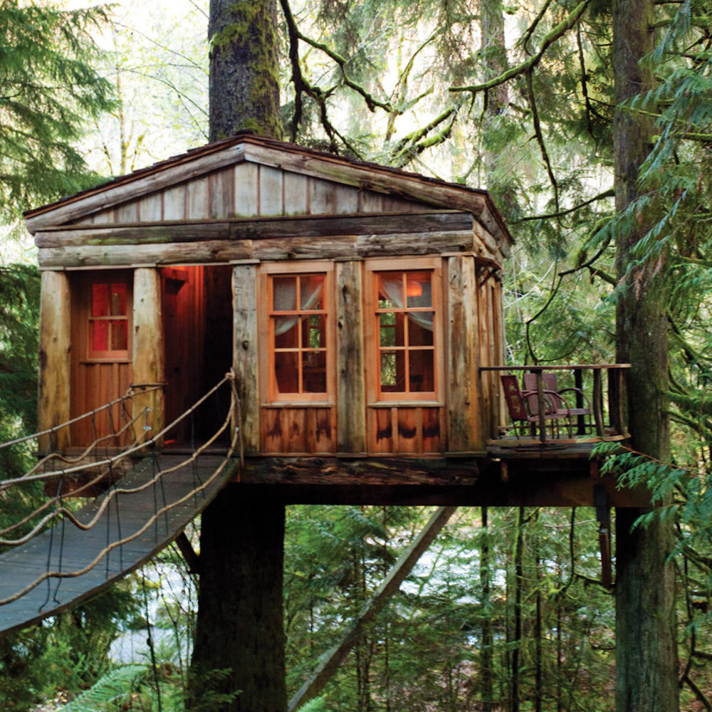 4 cozy treehouse  getaways Sunset Magazine