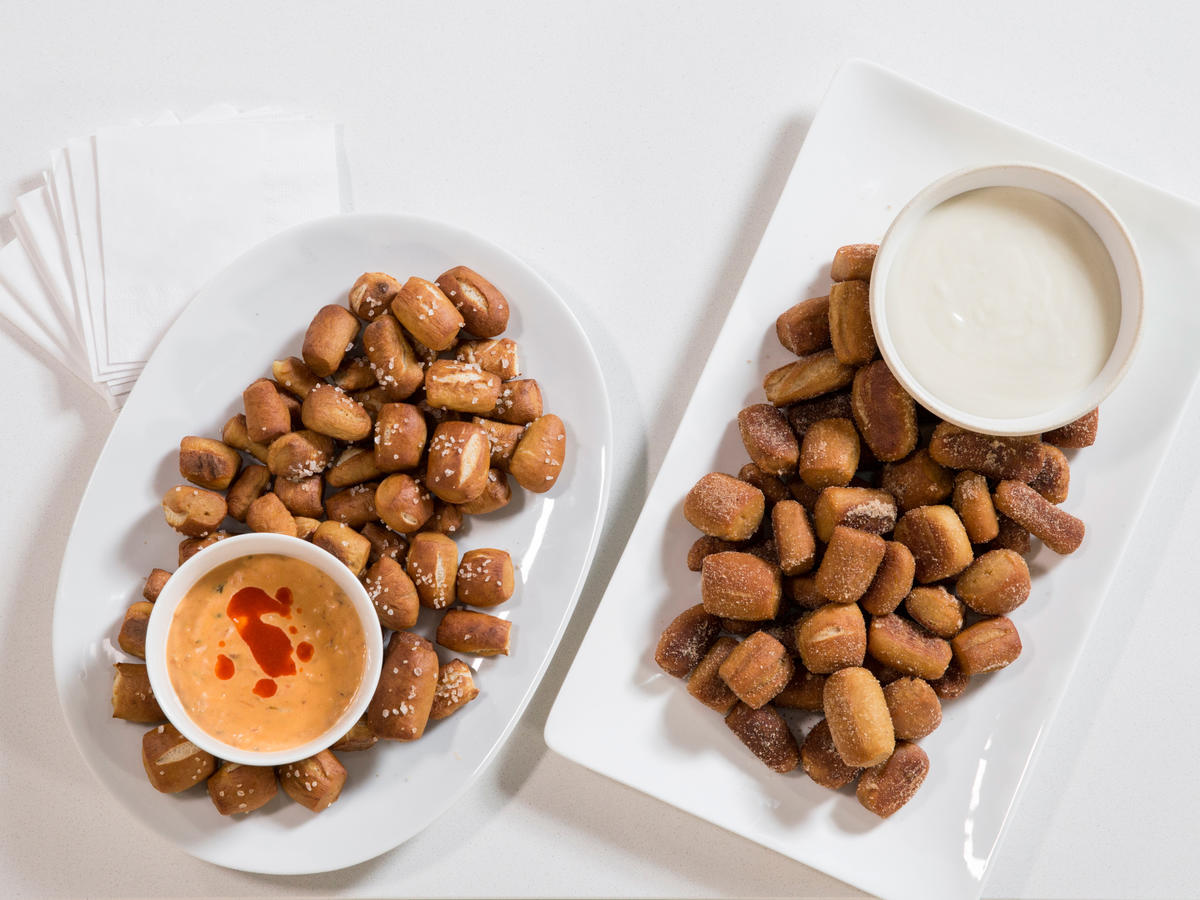 Soft Pretzel Bites with Spicy Mustard Dip » Salads for Lunch