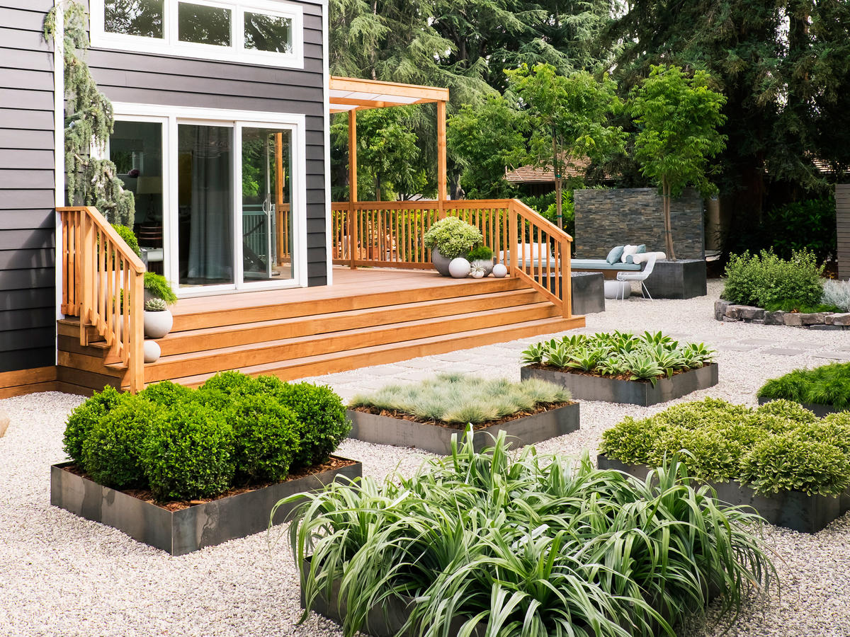 New England Zen Garden With Organic Landscape Architecture, Seoane  Landscape Design