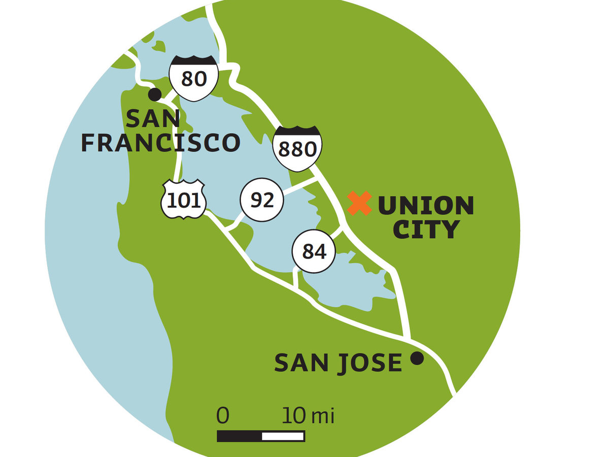 Union City map