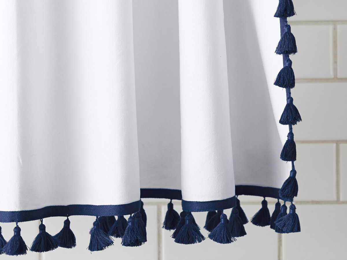 French Tassel Shower Curtain
