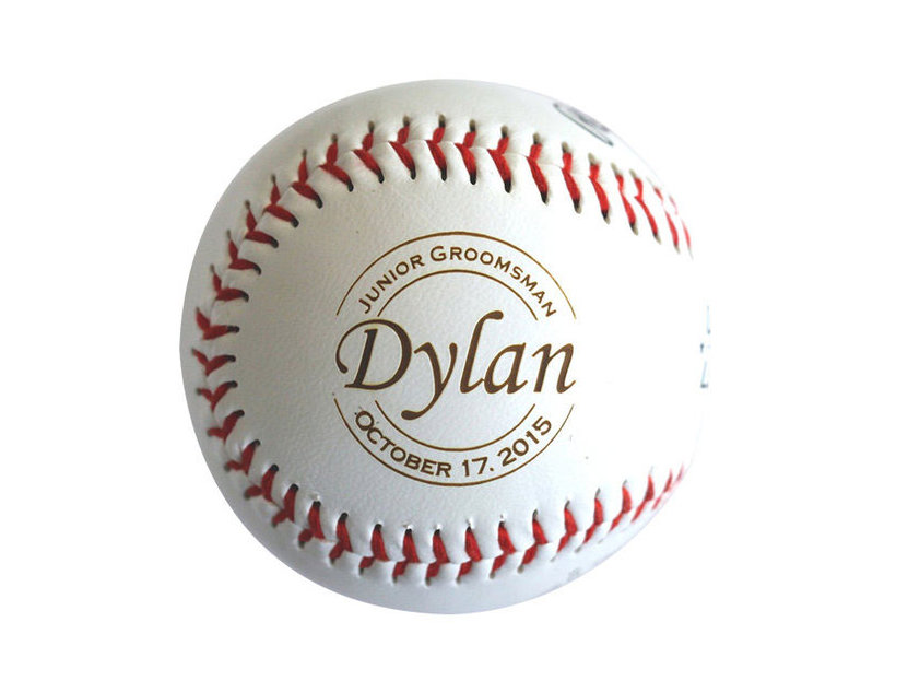 Personalized Laser Engraved Baseball
