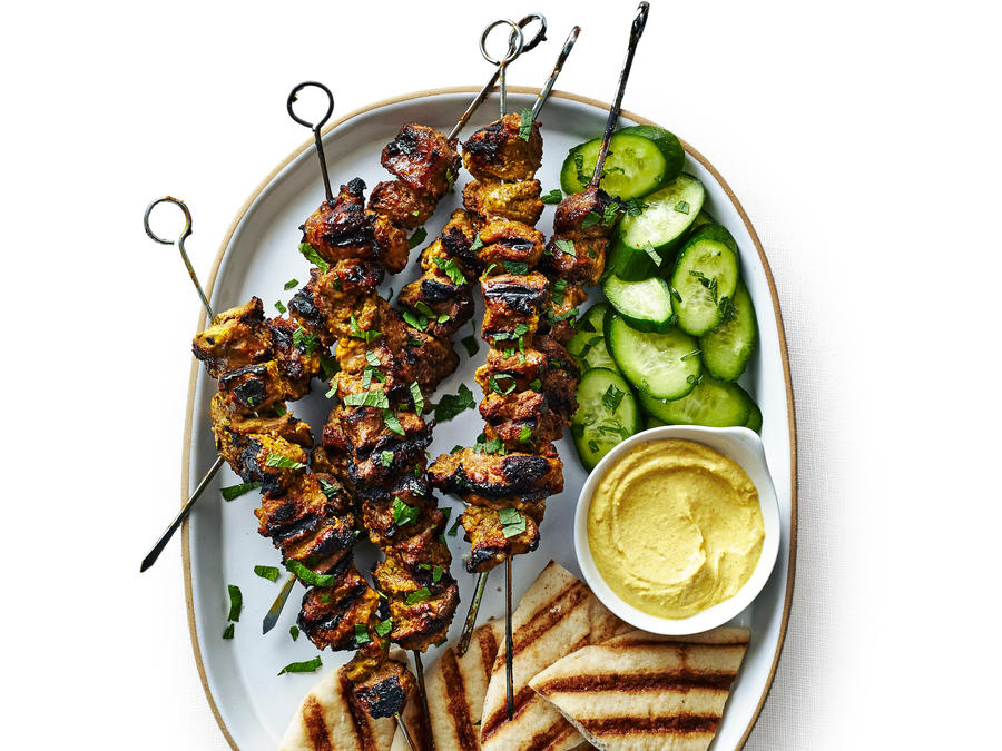 Spice-Rubbed Lamb Skewers With Herb-Yogurt Sauce Recipe - NYT Cooking