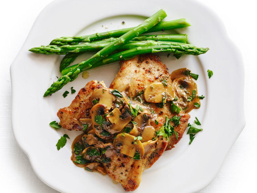 Chicken Scaloppine with Mushrooms-image