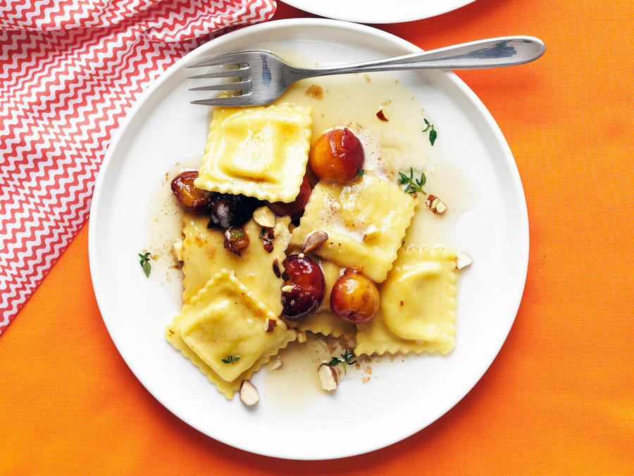 Cherry Brown Butter Ravioli