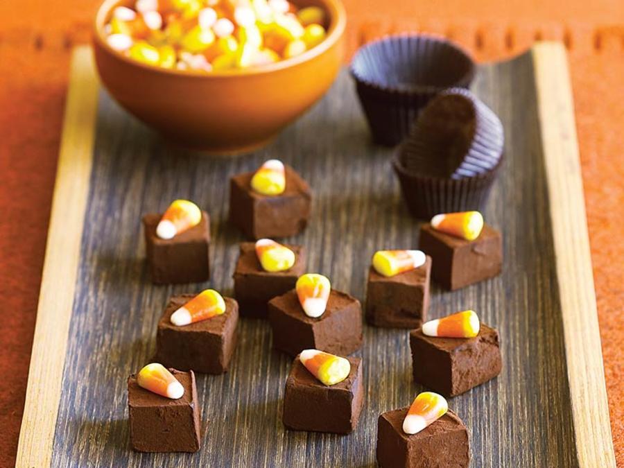 Chocolate Candy Corn Truffles Recipe Sunset Magazine