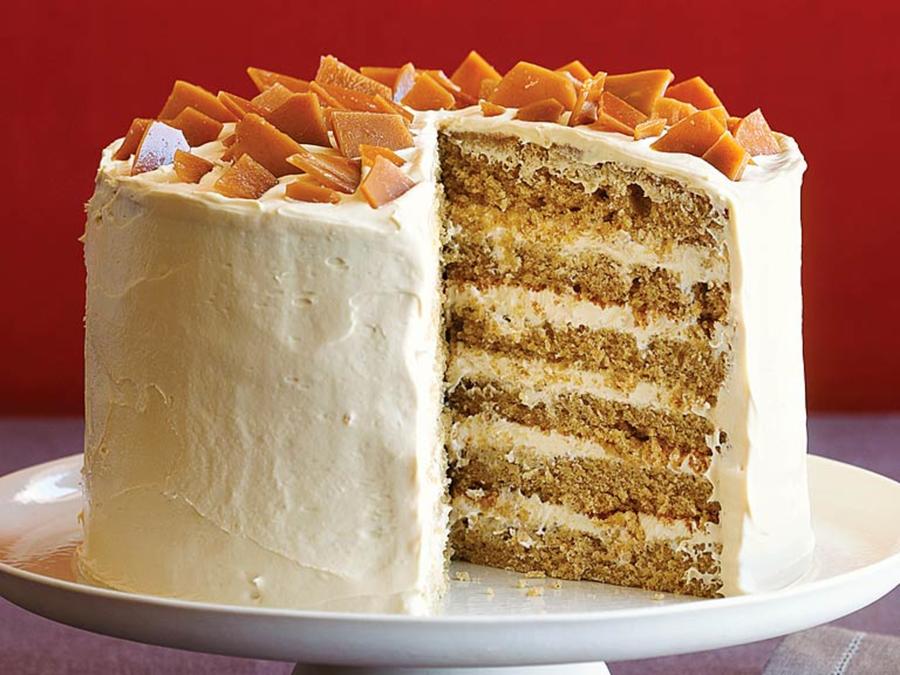 Spice Cake With Coffee Toffee Crunch Recipe Sunset Magazine