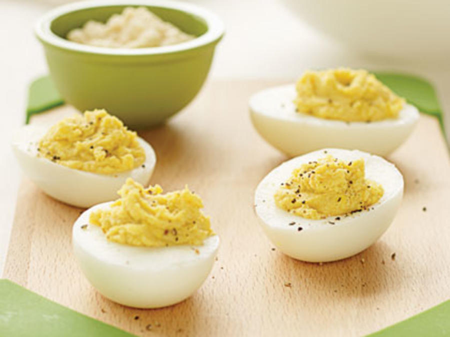 Hummus Deviled Eggs Recipe Sunset Magazine