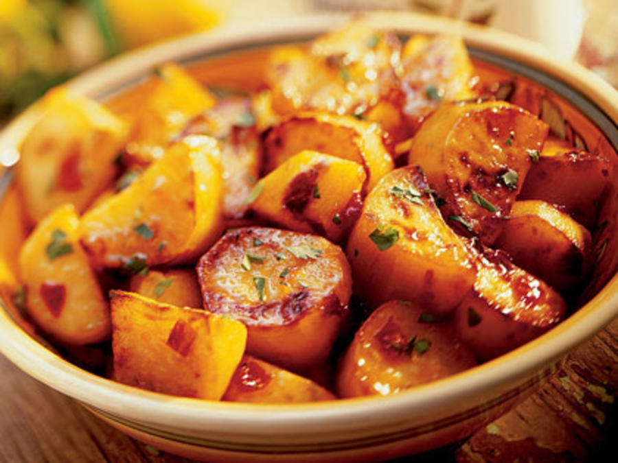 Chili-glazed Sweet Potatoes Recipe - Sunset Magazine