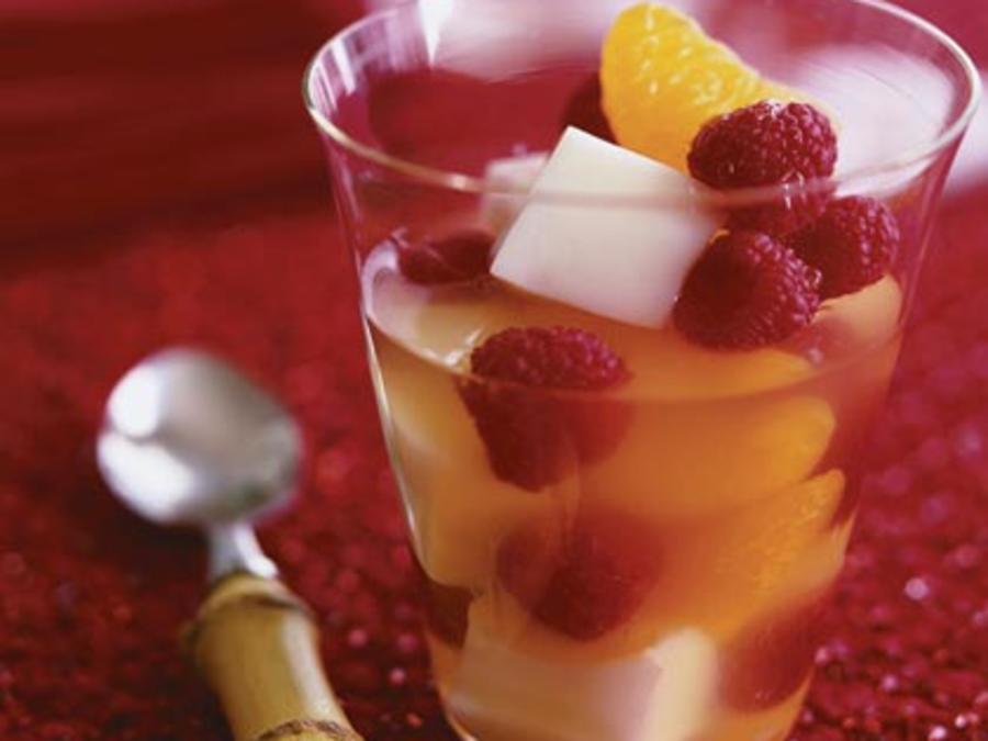 MandarinBerryAlmond Floats Recipe Sunset Magazine