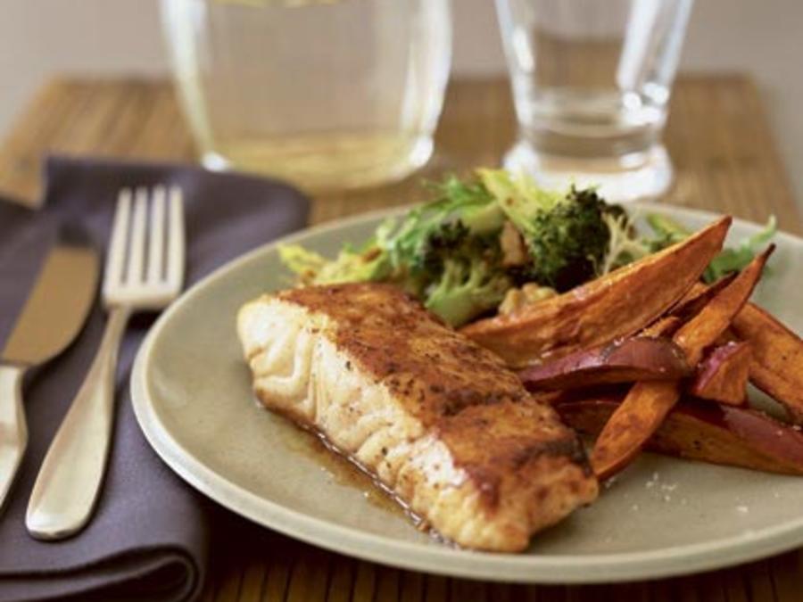 Balsamic halibut clearance