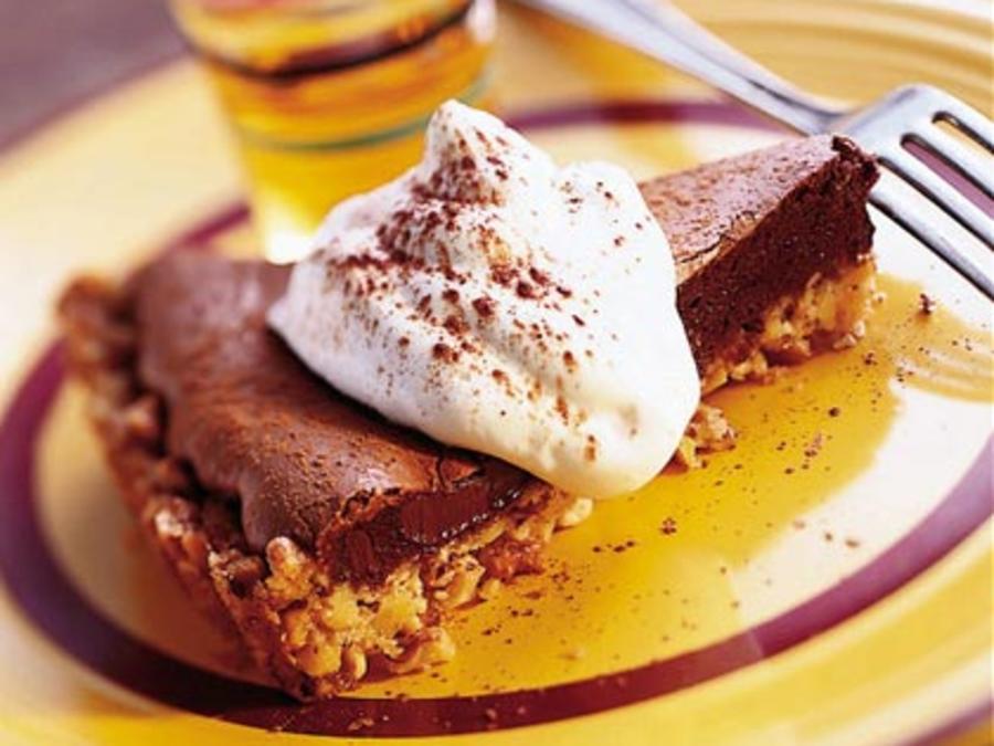 Chocolate Tart with Nut Crust Recipe Sunset Magazine