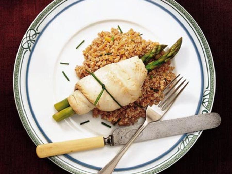 Asparagus Sole Rolls Recipe Sunset Magazine