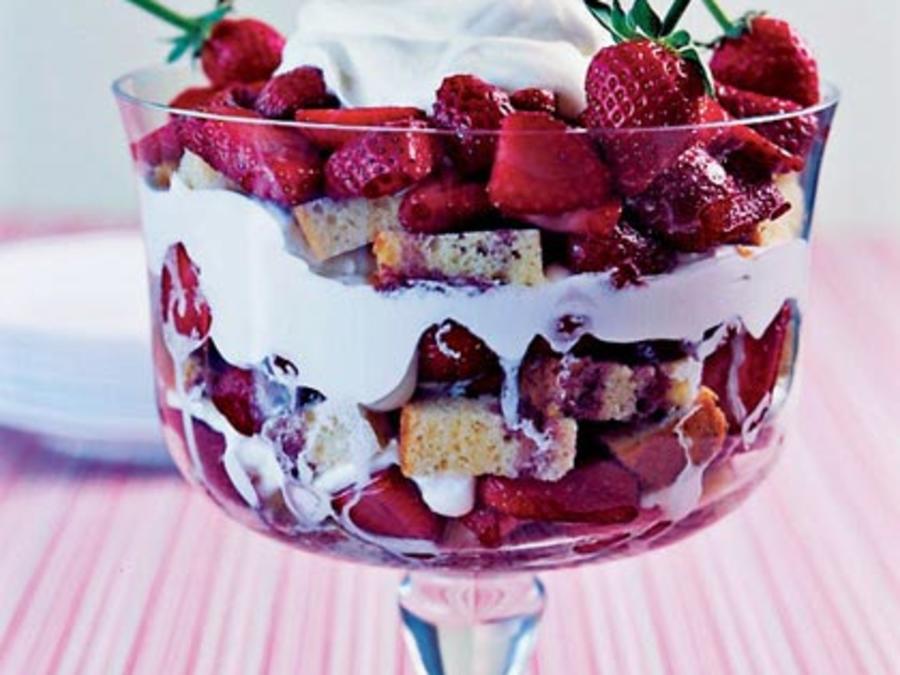 Strawberry Zinfandel Trifle Recipe Sunset Magazine