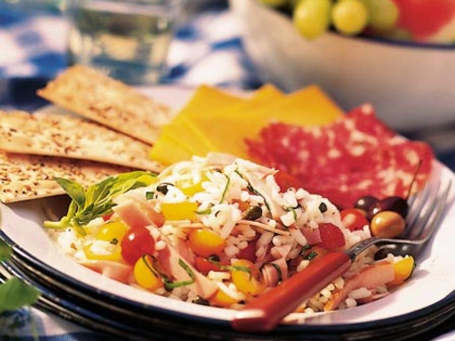 Rice Salad with Ham and Tomatoes Recipe Sunset Magazine