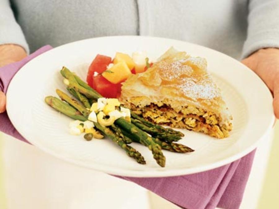 Roasted Asparagus with Chopped Egg Salad Recipe Sunset Magazine