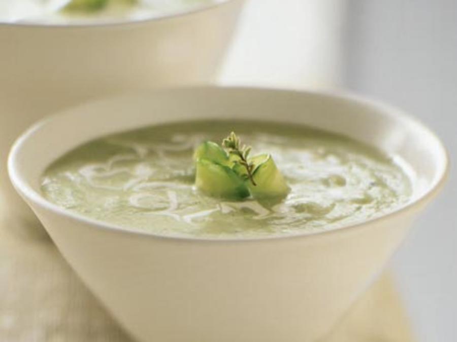 Creamy Cucumber Soup Recipe Sunset Magazine Using only a few key ingredients, this refreshing korean cucumber soup delivers tons of savory browse by: creamy cucumber soup
