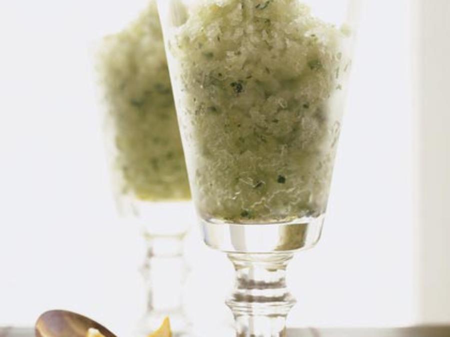 BasilLemon Granita Recipe Sunset Magazine