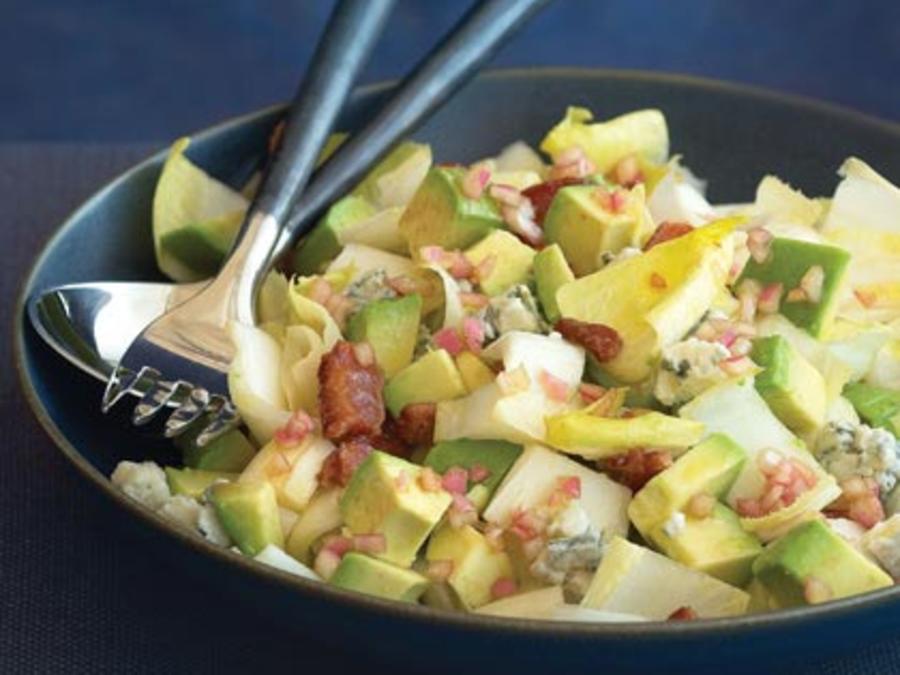 Endive Salad With Bacon Gorgonzola Avocado Recipe Sunset Magazine