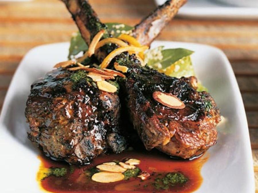 Lamb Chops with Moroccan Barbecue Sauce Recipe - Sunset Magazine