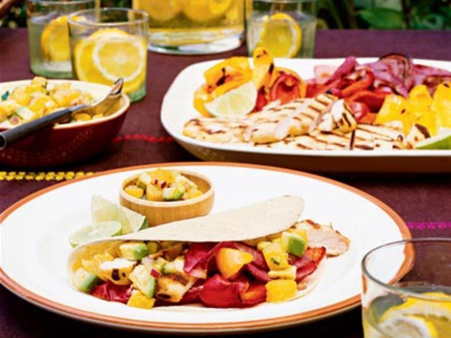 TequilaMarinated Chicken Fajitas Recipe Sunset Magazine