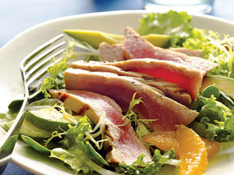 Grilled Tuna Citrus Salad Recipe Sunset Magazine