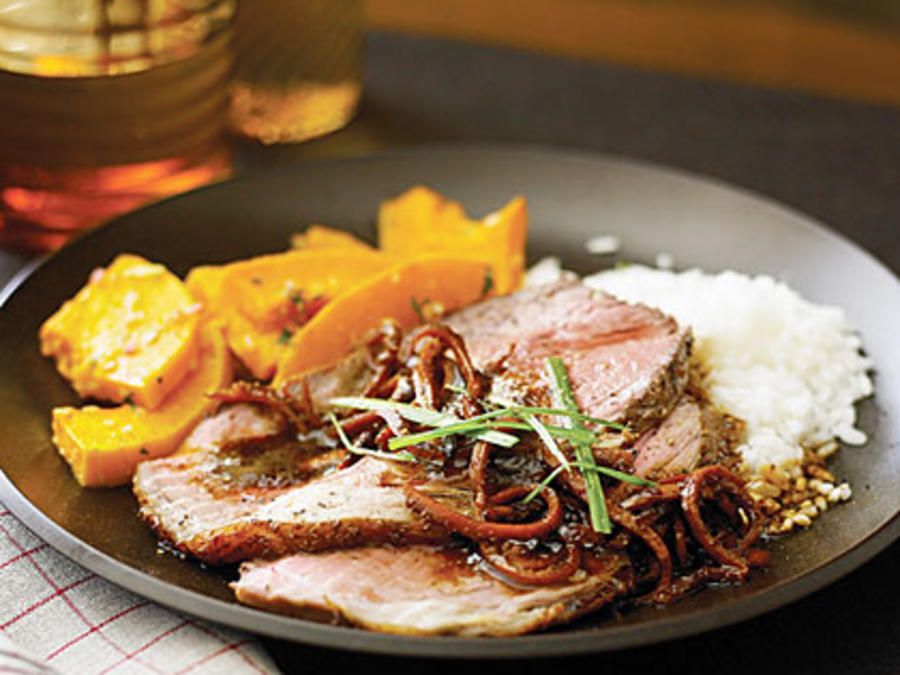 Spicy Beef CrossRib Roast & Caramelized Clementine Sauce Recipe