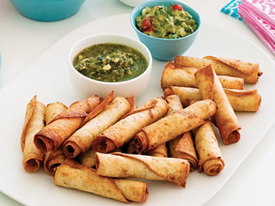 Bean and Chicken Taquitos Recipe Sunset Magazine