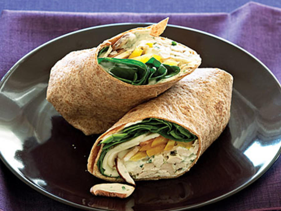 Green Goddess Chicken Wraps Recipe Sunset Magazine