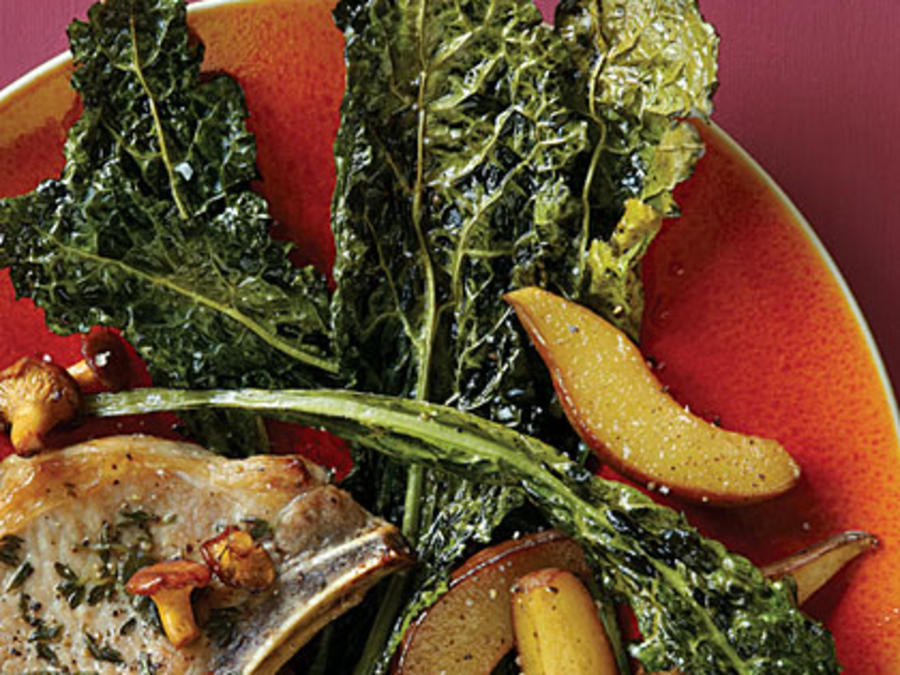 roasted winter kale