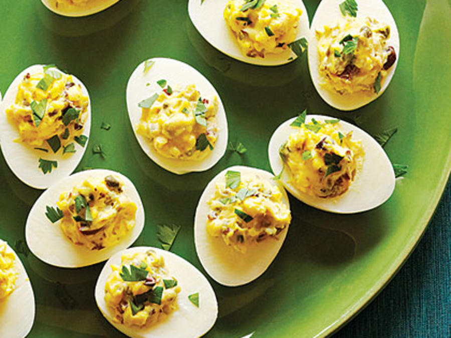 Mediterranean Deviled Eggs Recipe - Sunset Magazine