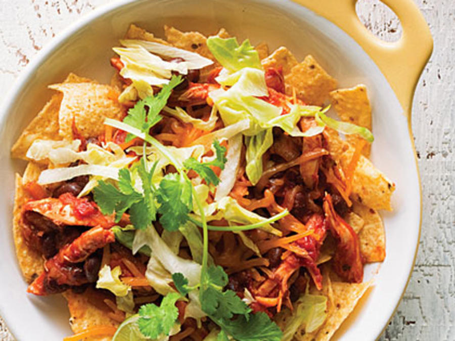 Chicken Enchilada Nacho Bowls Recipe Sunset Magazine