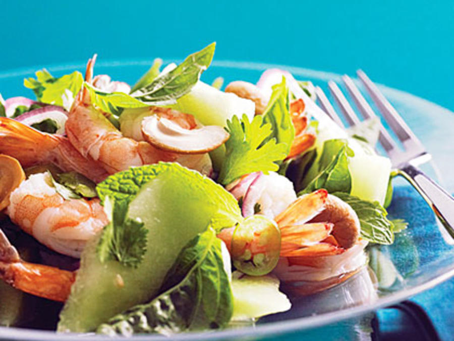 Vietnamese Shrimp and Green Melon Salad Recipe Sunset Magazine