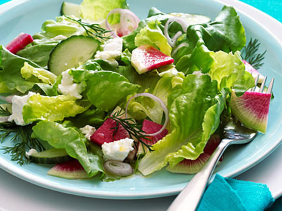 Watermelon Radish And Goat Cheese Salad Recipe Sunset Magazine