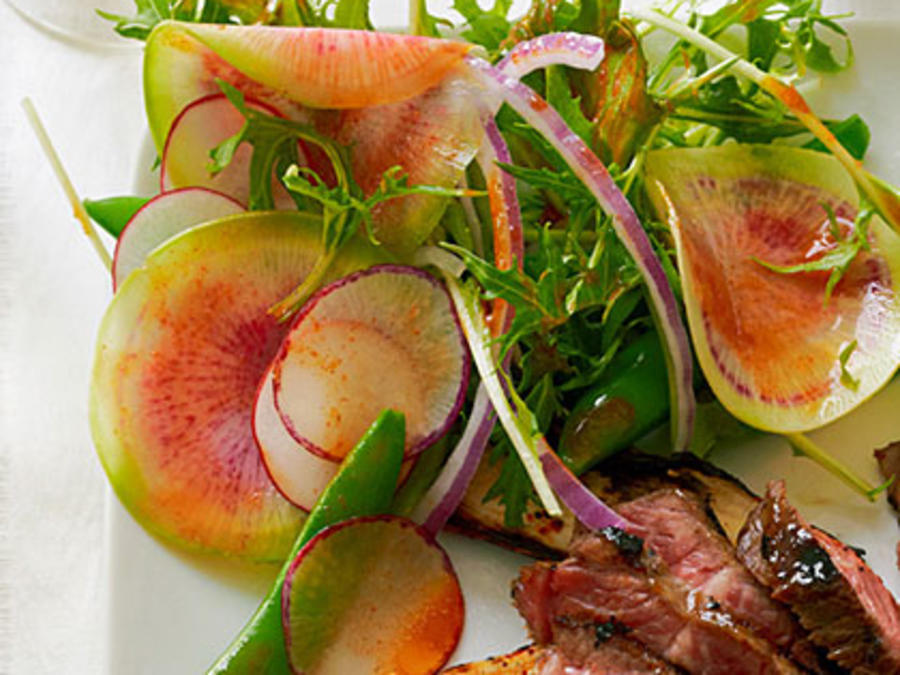 Summer Radish Salad with Sweet Chili Vinaigrette Recipe Sunset Magazine