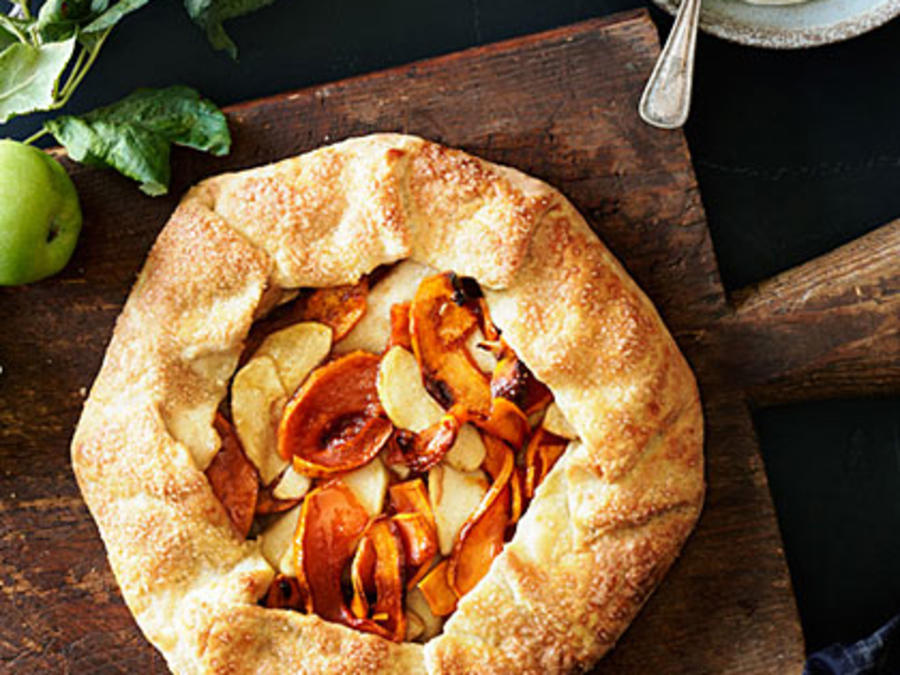 Apple Pumpkin Galette Recipe - Sunset Magazine