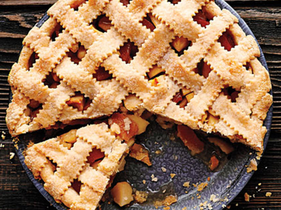 Lattice Top Apple Quince Pie Recipe Sunset Magazine