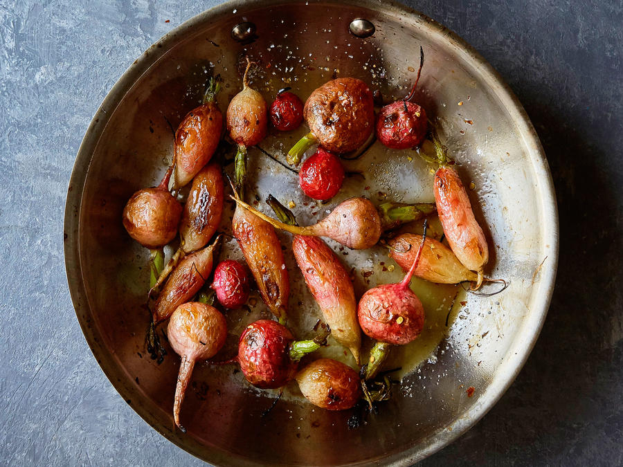 Roasted Radishes With Honey Butter & Thyme - The House & Homestead