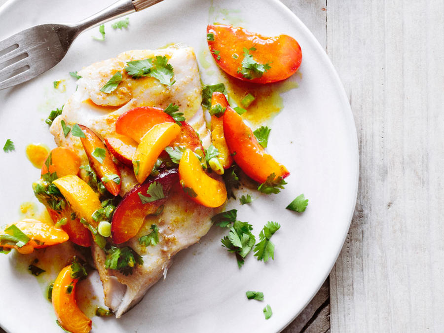 Sablefish with Stone Fruit Salsa-image