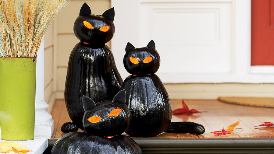 Black Cat O'Lanterns 
