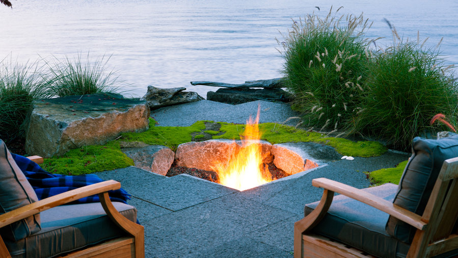 Ideas For Fire Pits Year Round, Sunset Fire Pit