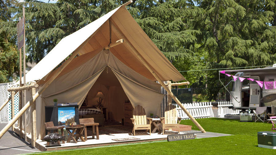 glam camp tent